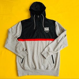 DGK | Sweater | Black/Grey/Red | Large